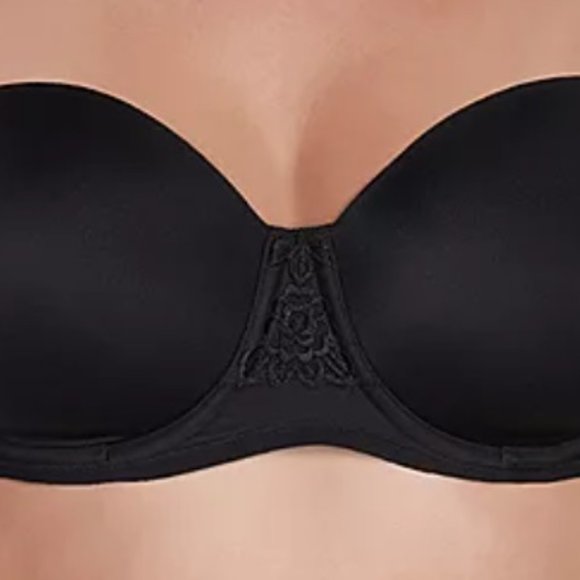Vanity Fair® Beauty Back™ Strapless Bra Convertible straps Black size 38D NWOT - Picture 6 of 6